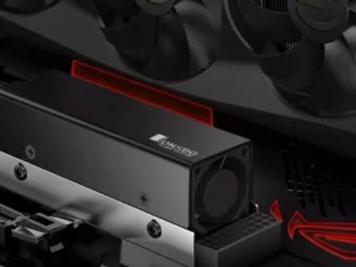 SSDs would need a fan... and here's the first