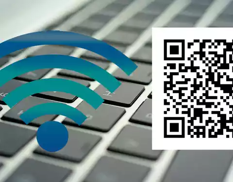 connect to the Wi-Fi network with a QR code in Windows