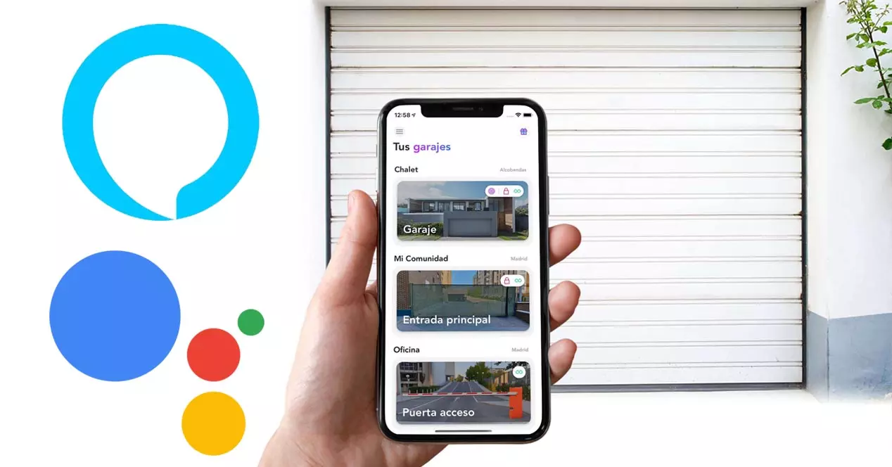 Open the door of your home garage from your mobile