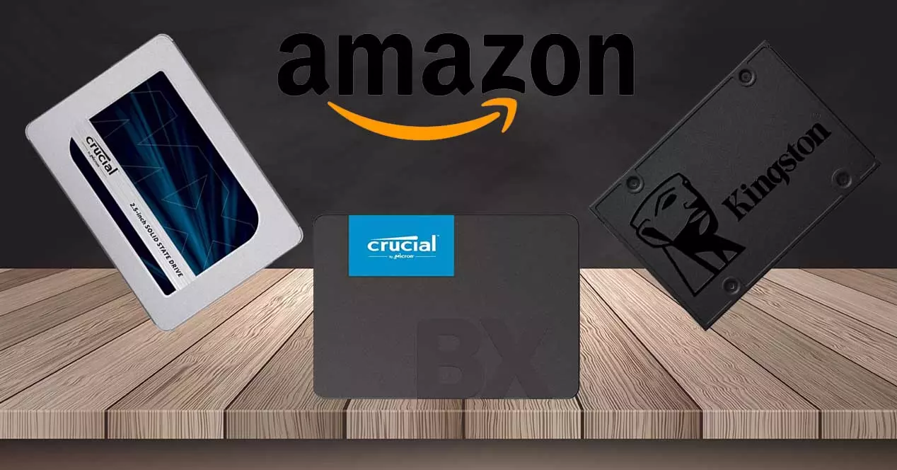 cele mai bine vândute trei SSD-uri pe Amazon