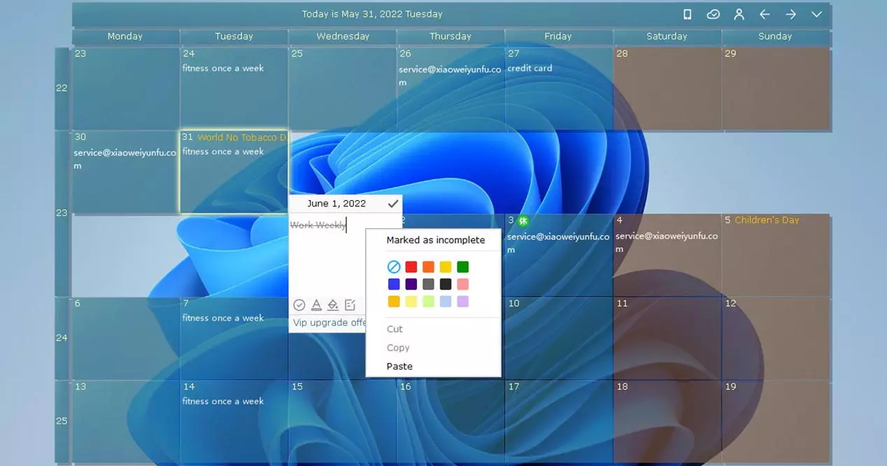 Richten Sie Ihren Kalender als Hintergrundbild auf Ihrem Computer ein