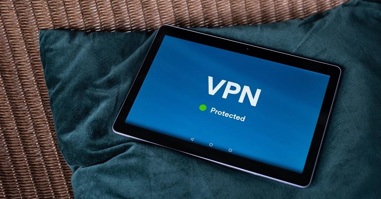 Non usare VPN per l'uso