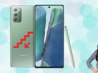 The Samsung Galaxy Note 20 continues to drop in price