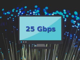 미래의 인터넷 연결이 가능합니다: 25GB의 속도