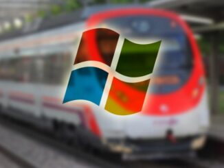 The Renfe Cercanías continue with Windows XP