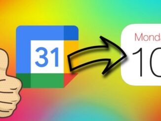 synkronisera Google kalender på din iPhone