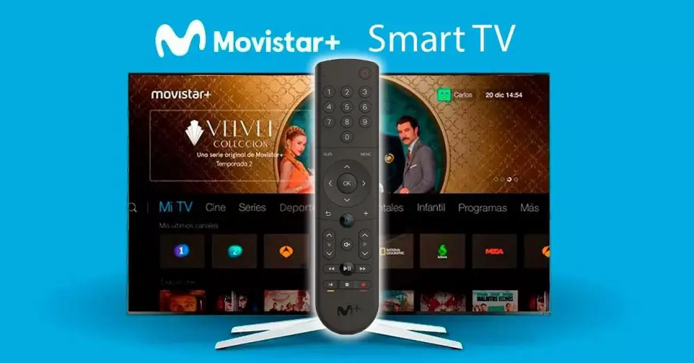 controlar a TV com o controle remoto Movistar