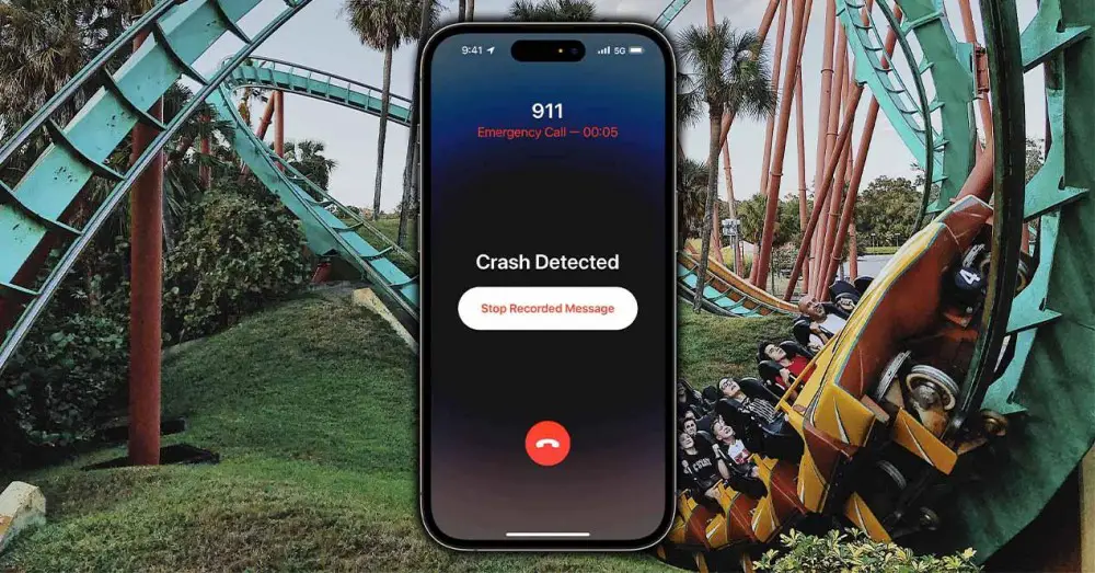 The iPhone 14 calls emergencies