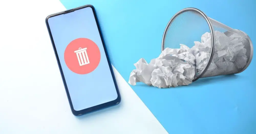 Get more memory just by emptying the trash on your mobile