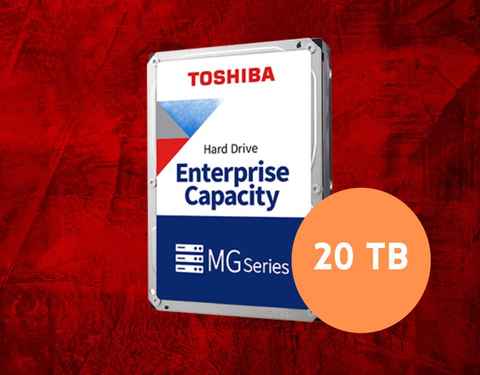 ฮาร์ดไดรฟ์ไม่ยอมตาย Toshiba เปิดตัว 20 TB