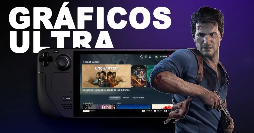 Uncharted 4 Steam Deck'te maksimum kalitede