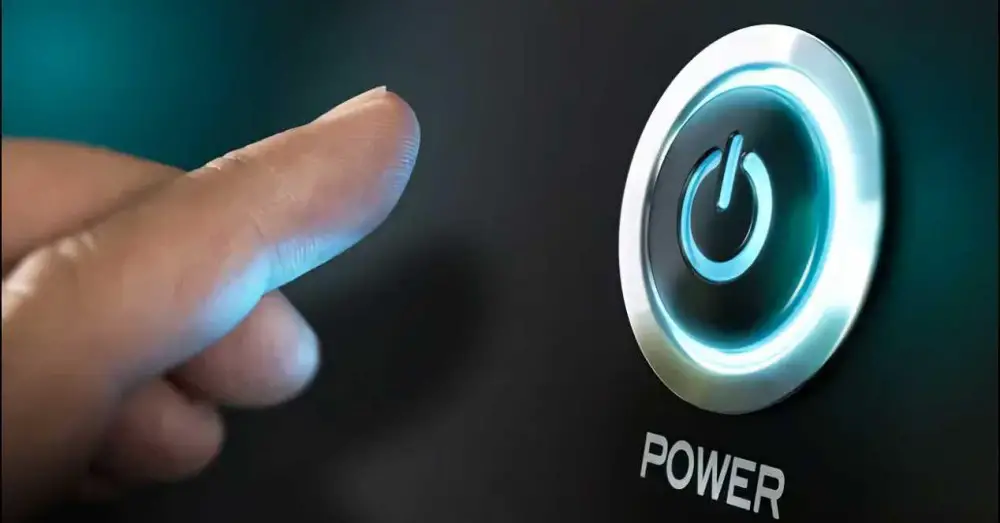 You'll start your laptop without touching any buttons