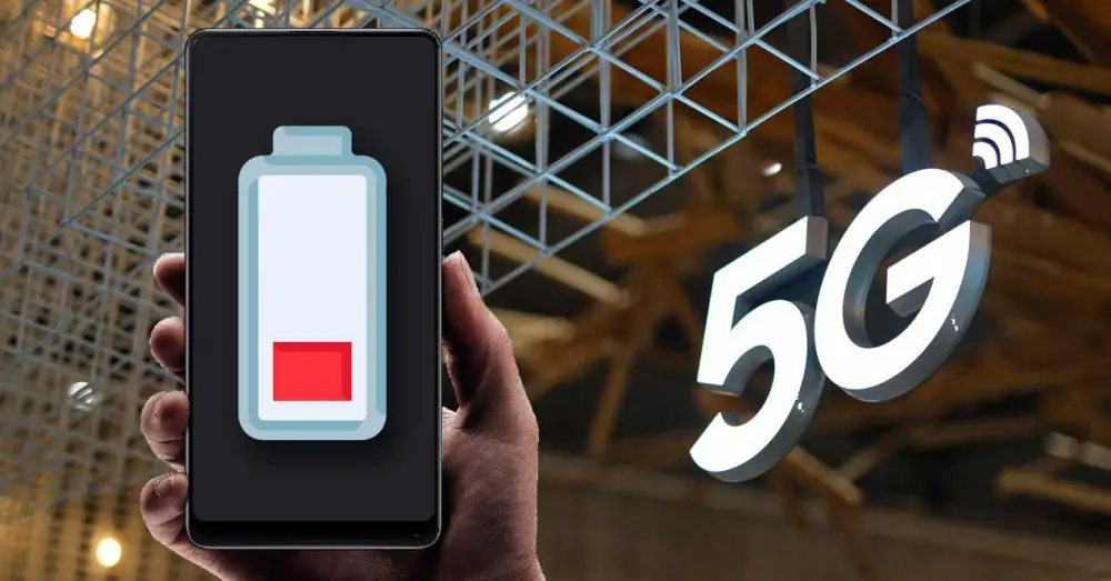 5G uses up the mobile battery faster