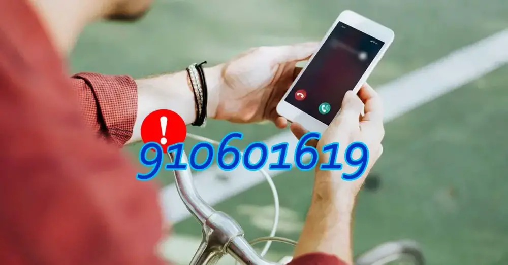 Beware of calls from 910601619