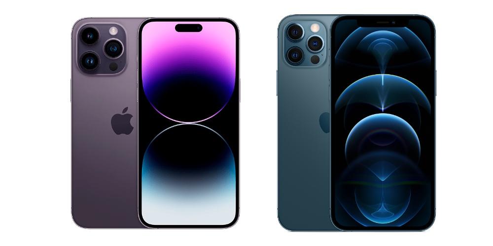 iPhone 14 Pro และ 12 Pro