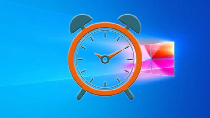 create alarms and reminders in Windows