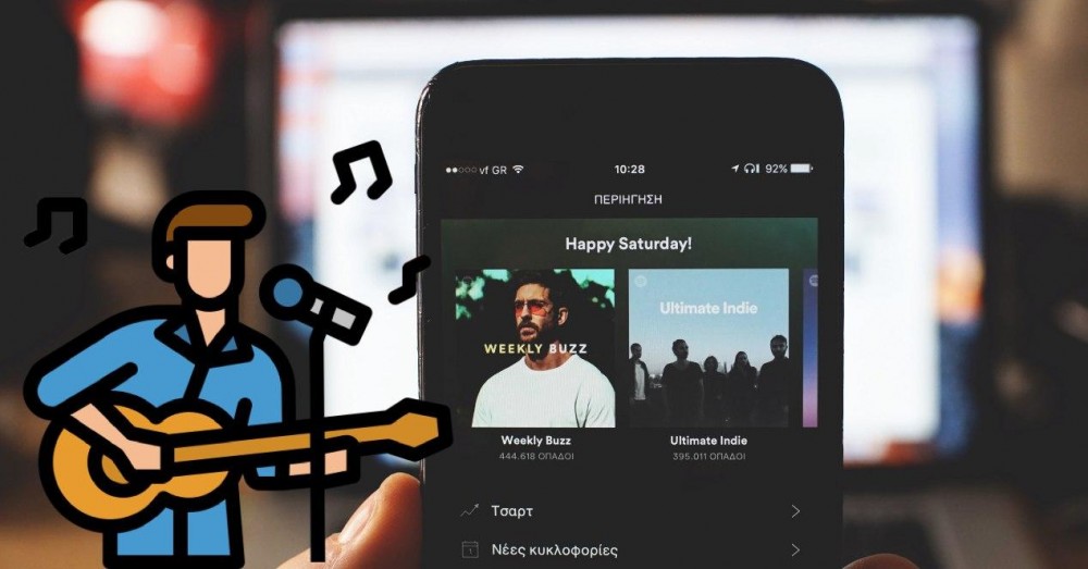 Varför visas inte sångernas texter på Spotify