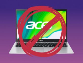 لا أوصي أصدقائي بشراء كمبيوتر محمول من نوع Acer