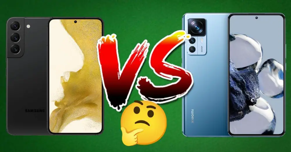 Xiaomi 12T Pro VS Samsung Galaxy S22