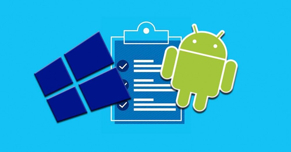 Windows 클립보드를 Android 또는 iOS와 동기화