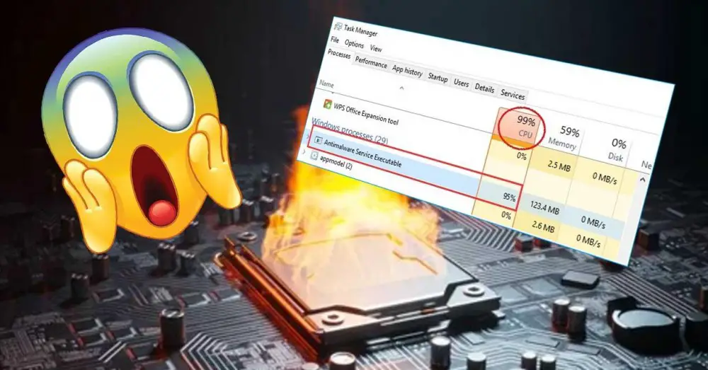 Antimalware Service Executable consuma molta CPU