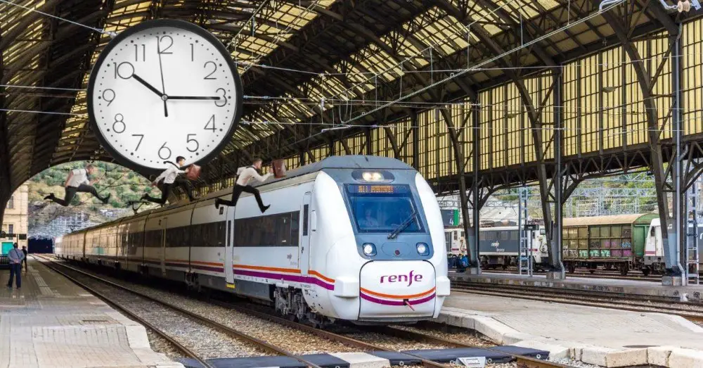 Renfeアプリは電車が遅れているかどうかを教えてくれます