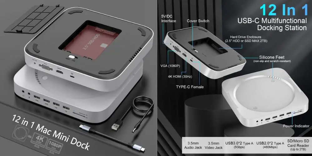 محور USB ماك ميني Rocketek