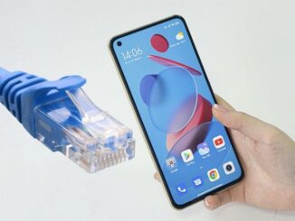 Connect the mobile phone to the Internet by cable