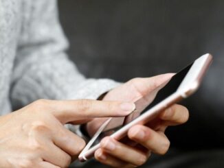 The mobile screen looks dark or black