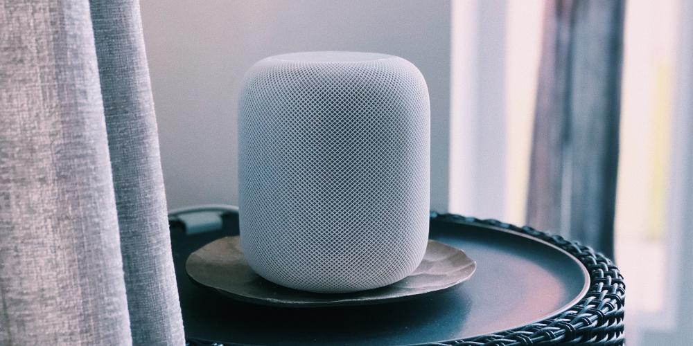 HomePod สีขาว