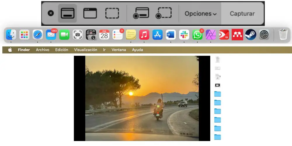 แอพ captura pantalla บน mac