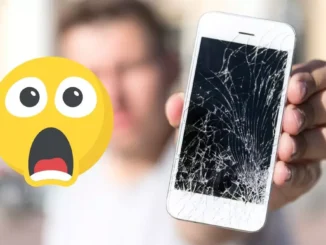 mobile broken screen