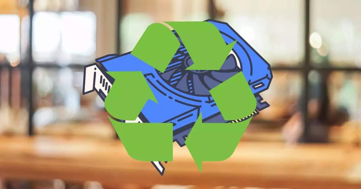 recyklovat grafickou kartu