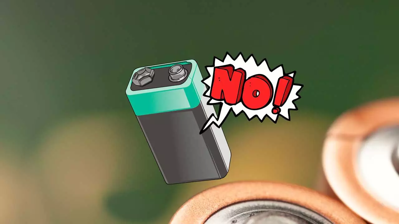 nee tegen de batterij