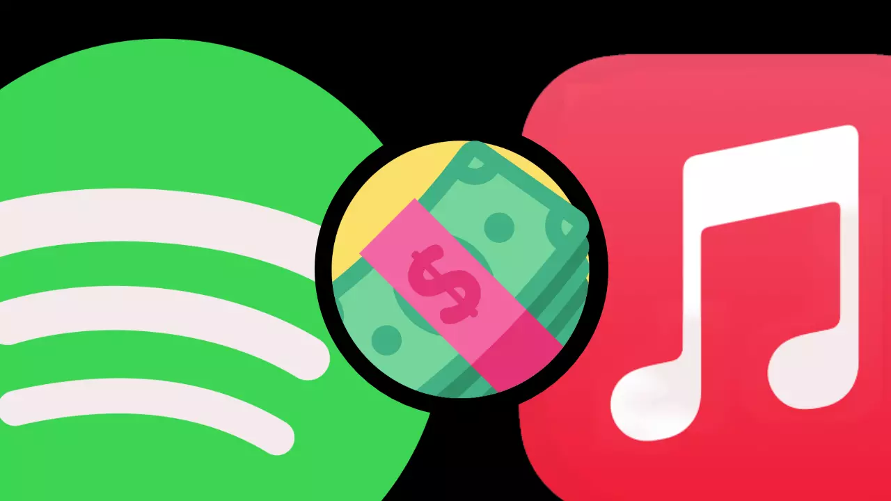Spotify 대 사과 음악