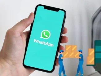 WhatsApp занимает место