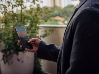 man checking his phone