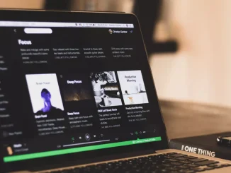 Spotify dizüstü bilgisayarı