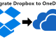 Dropbox naar OneDrive