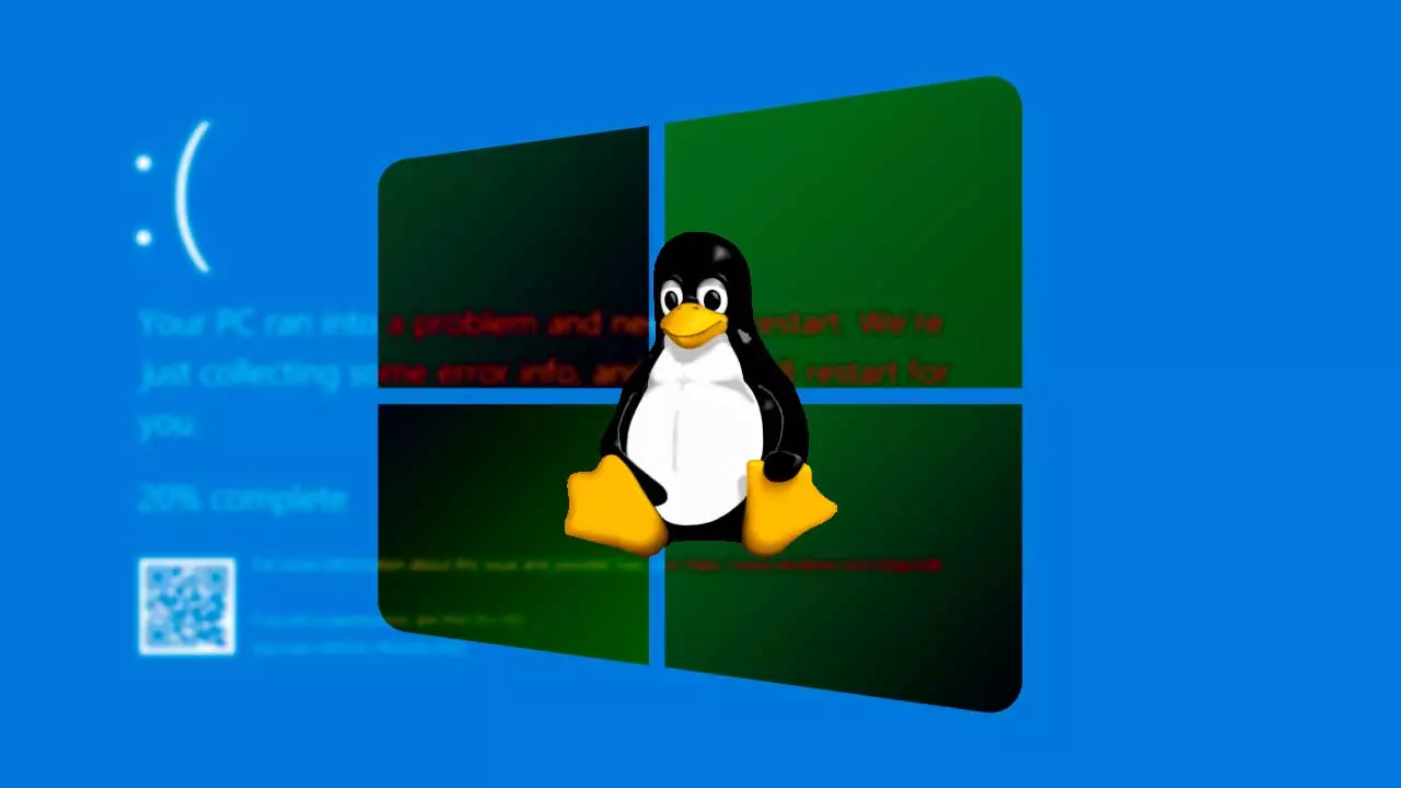 Windows Bsod vers Linux