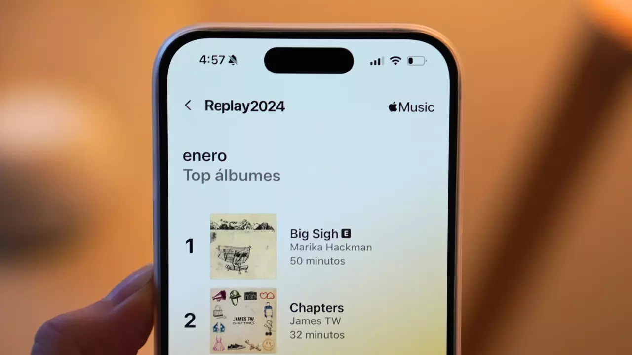 Apple Music のリプレイ