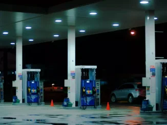 gas station