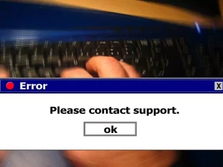 contact support error