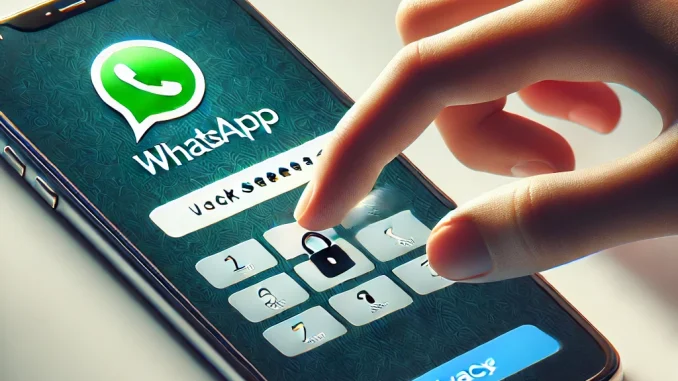 password-beskyttet WhatsApp