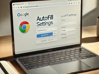 Chrome open to autofill settings