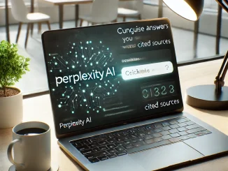 Perplexity AI's sleek interface